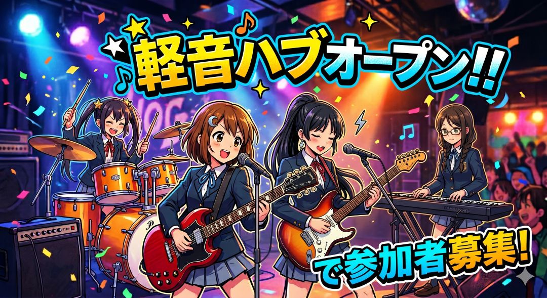 軽音ハブ(KeionHub)オープン!!